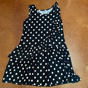 Kids polka dot ruffle dress